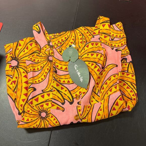 Farm Rio & Alberto Pitta Banana Short Dress. - Picture 6 of 8